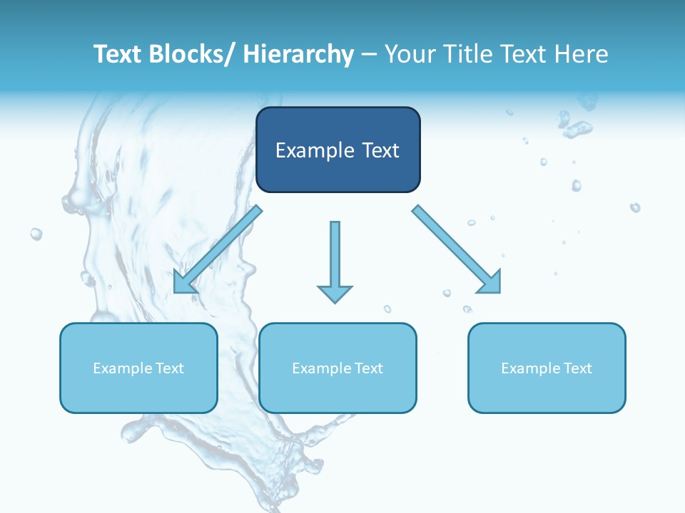 Colour Transparent Drop PowerPoint Template