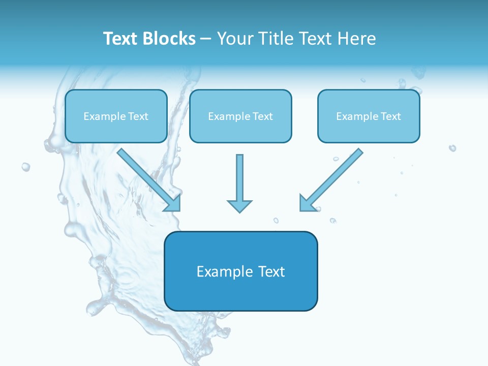 Colour Transparent Drop PowerPoint Template