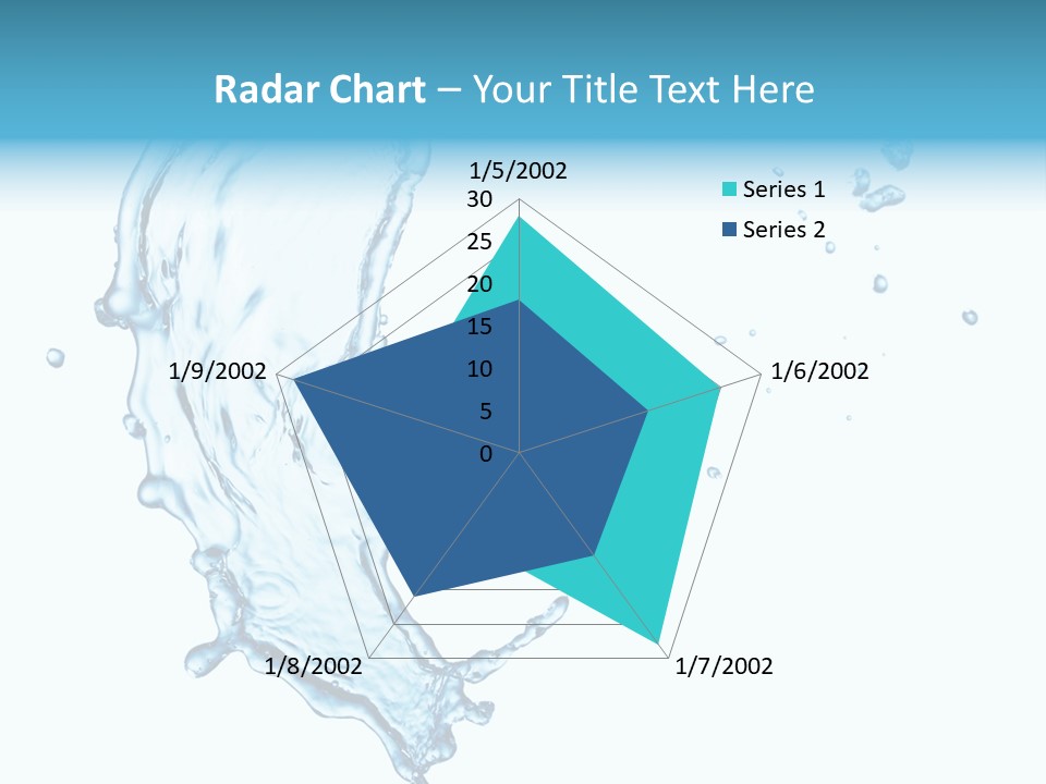 Colour Transparent Drop PowerPoint Template