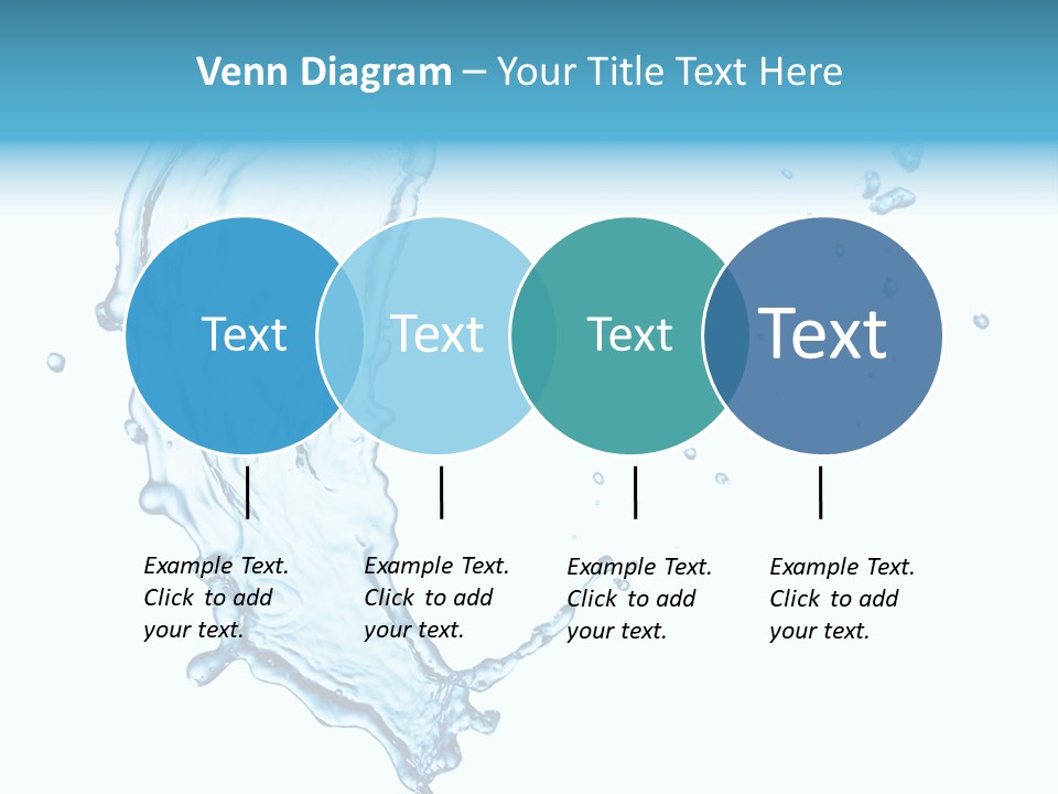 Colour Transparent Drop PowerPoint Template