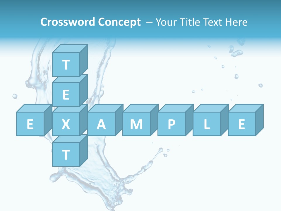 Colour Transparent Drop PowerPoint Template