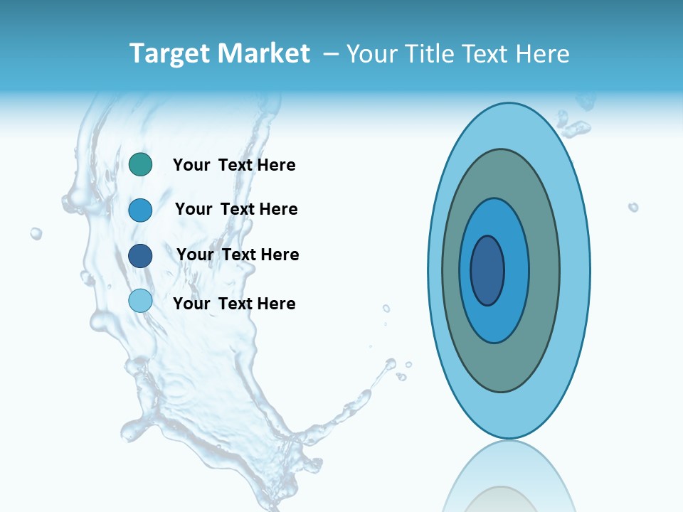 Colour Transparent Drop PowerPoint Template