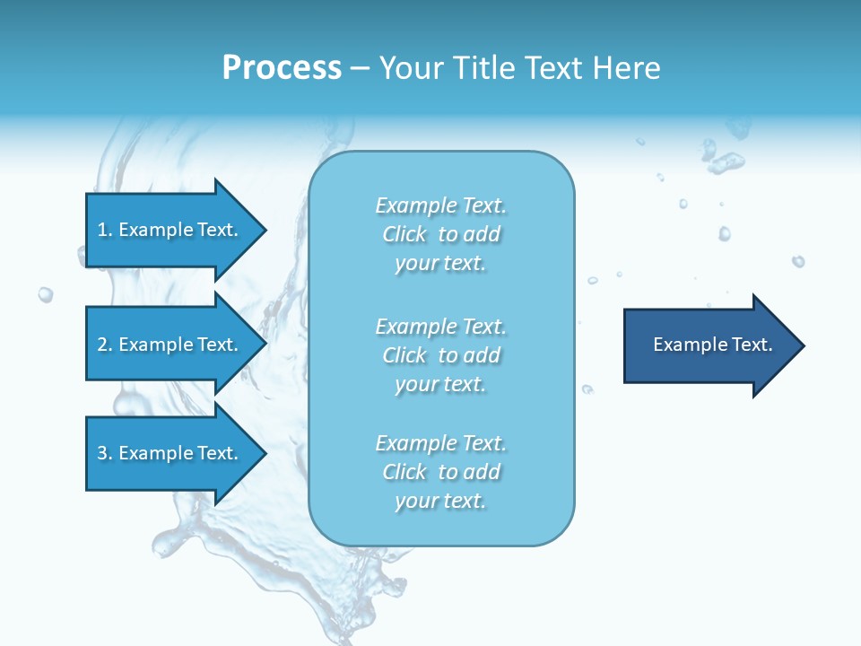 Colour Transparent Drop PowerPoint Template
