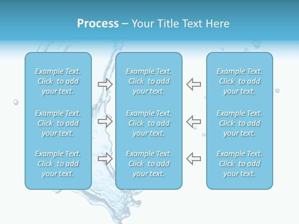 Colour Transparent Drop PowerPoint Template