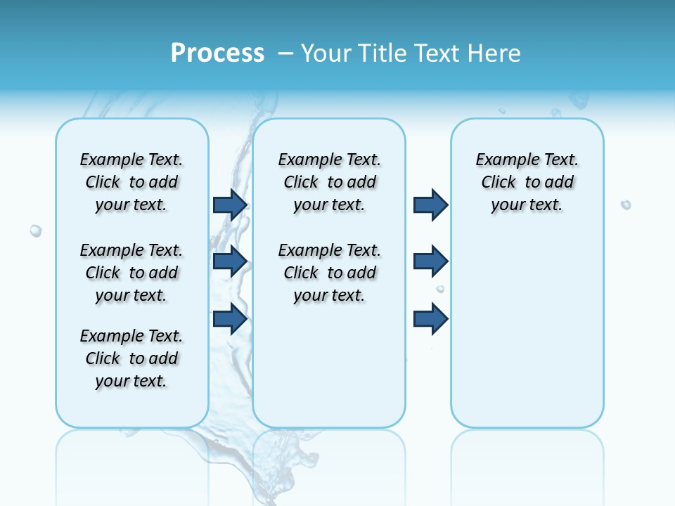 Colour Transparent Drop PowerPoint Template