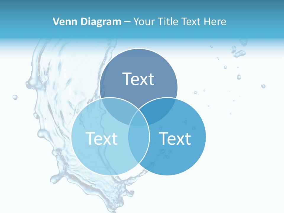 Colour Transparent Drop PowerPoint Template