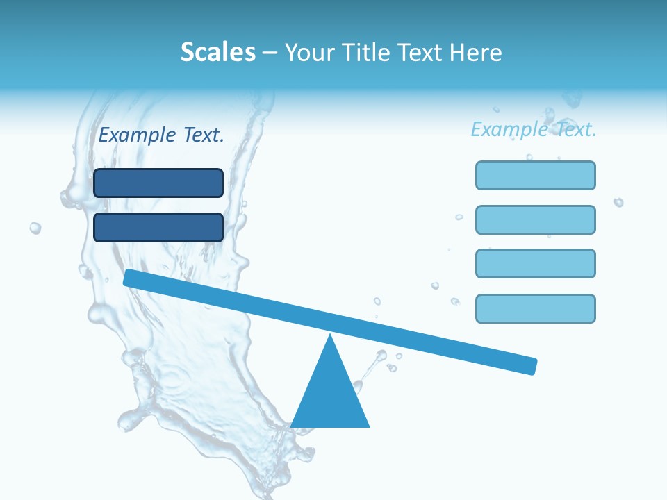 Colour Transparent Drop PowerPoint Template