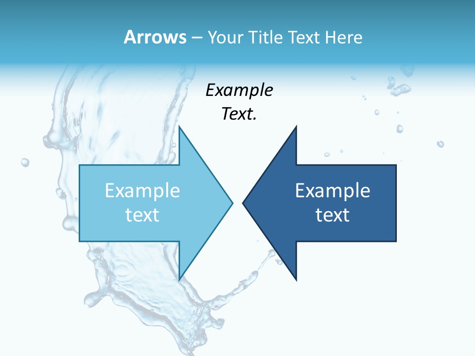 Colour Transparent Drop PowerPoint Template
