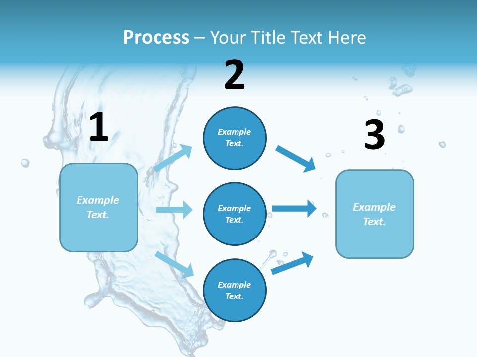 Colour Transparent Drop PowerPoint Template