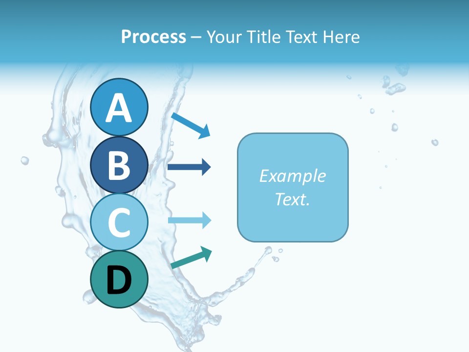 Colour Transparent Drop PowerPoint Template