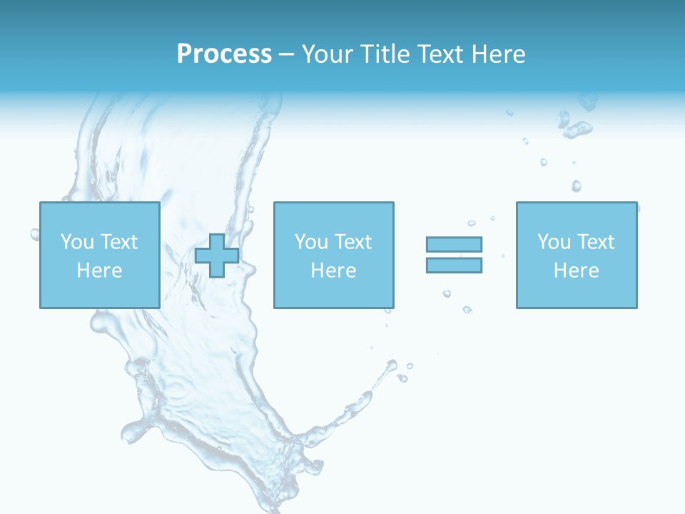 Colour Transparent Drop PowerPoint Template