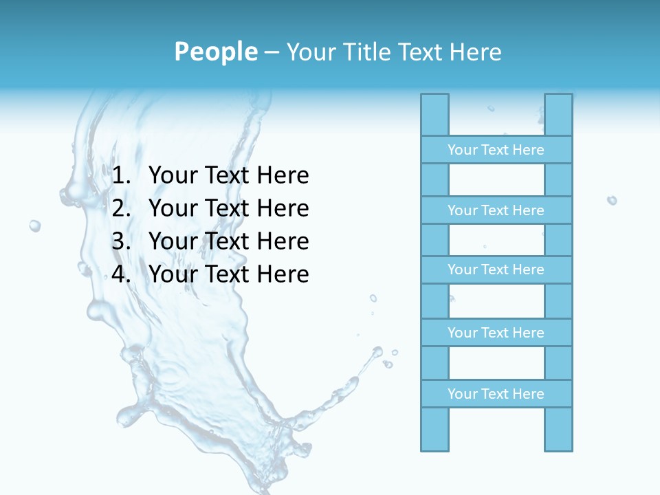 Colour Transparent Drop PowerPoint Template