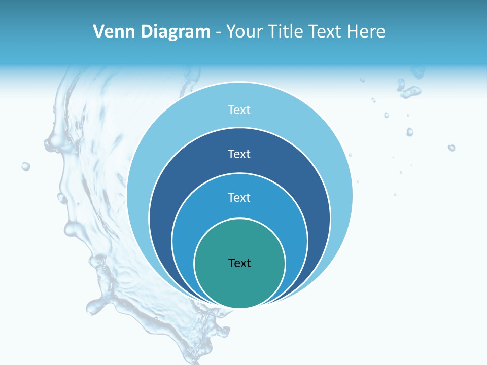 Colour Transparent Drop PowerPoint Template