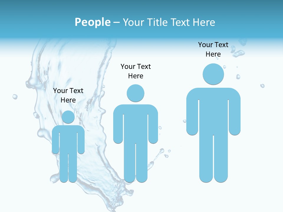 Colour Transparent Drop PowerPoint Template