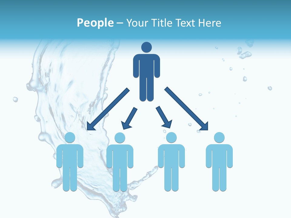 Colour Transparent Drop PowerPoint Template