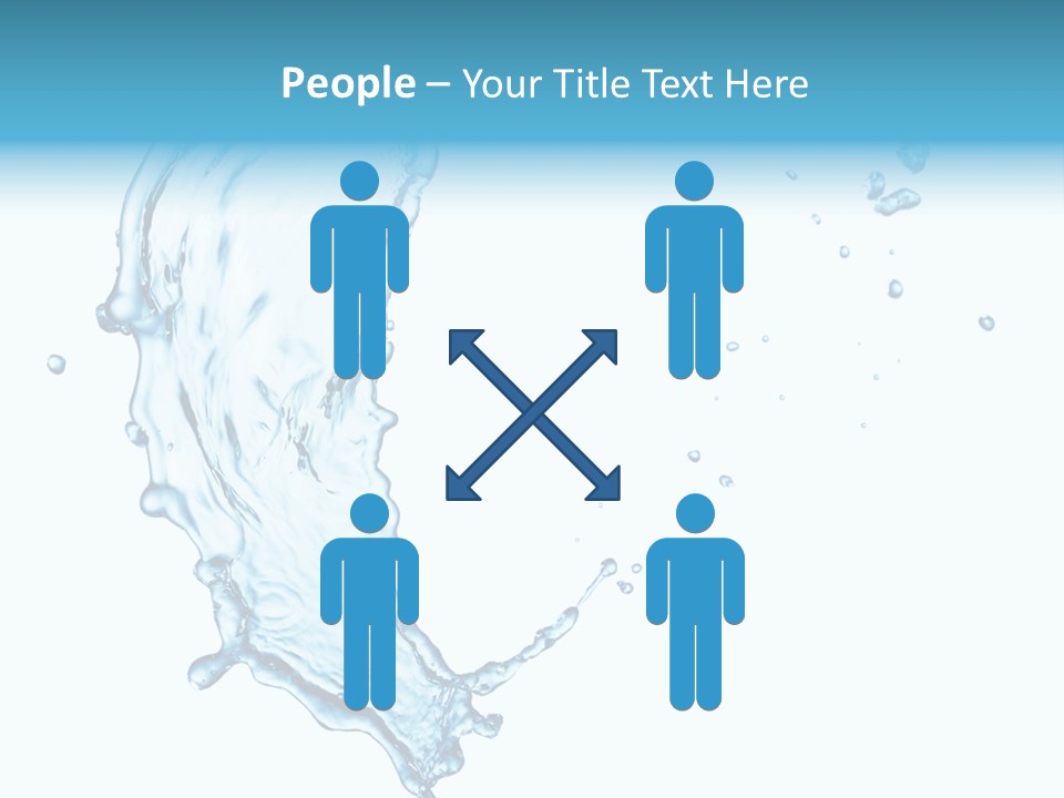 Colour Transparent Drop PowerPoint Template