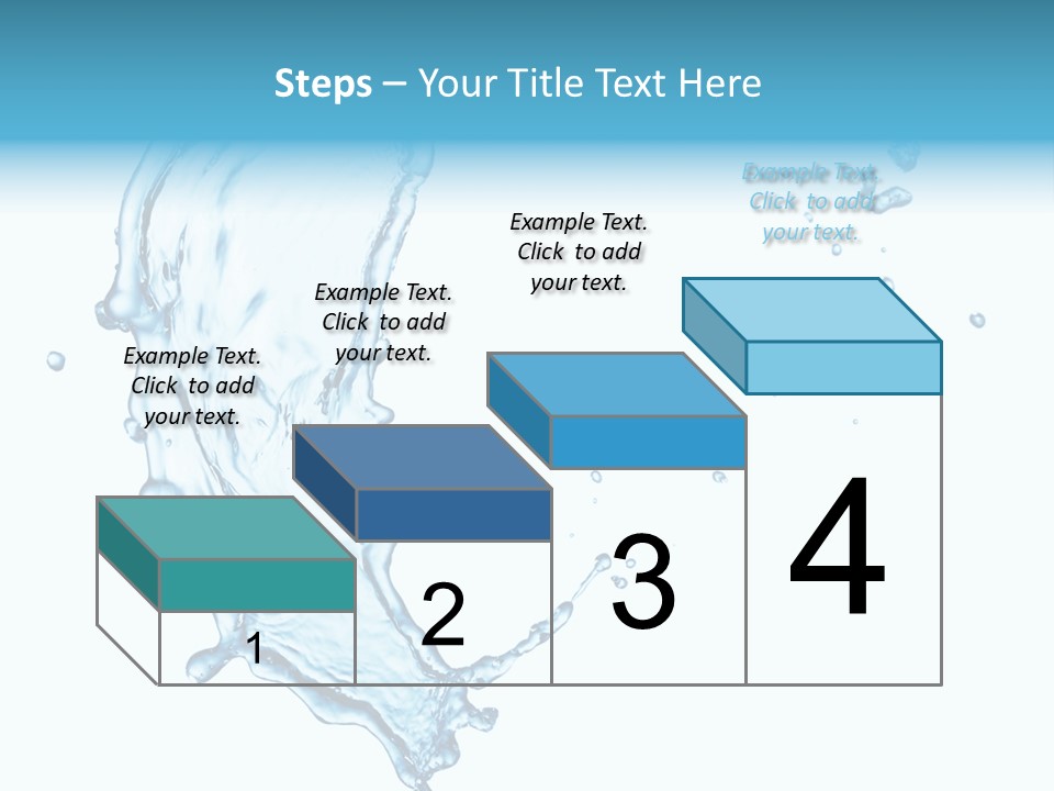 Colour Transparent Drop PowerPoint Template