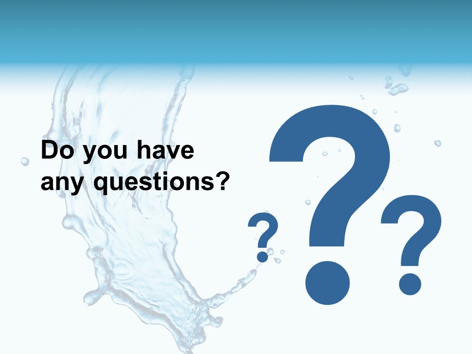 Colour Transparent Drop PowerPoint Template