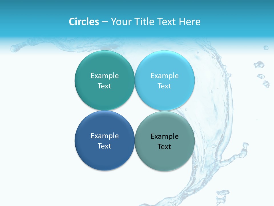 Splash Wet Colour PowerPoint Template