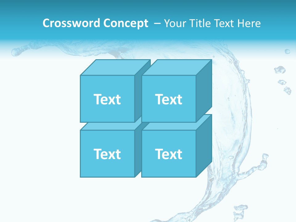 Splash Wet Colour PowerPoint Template