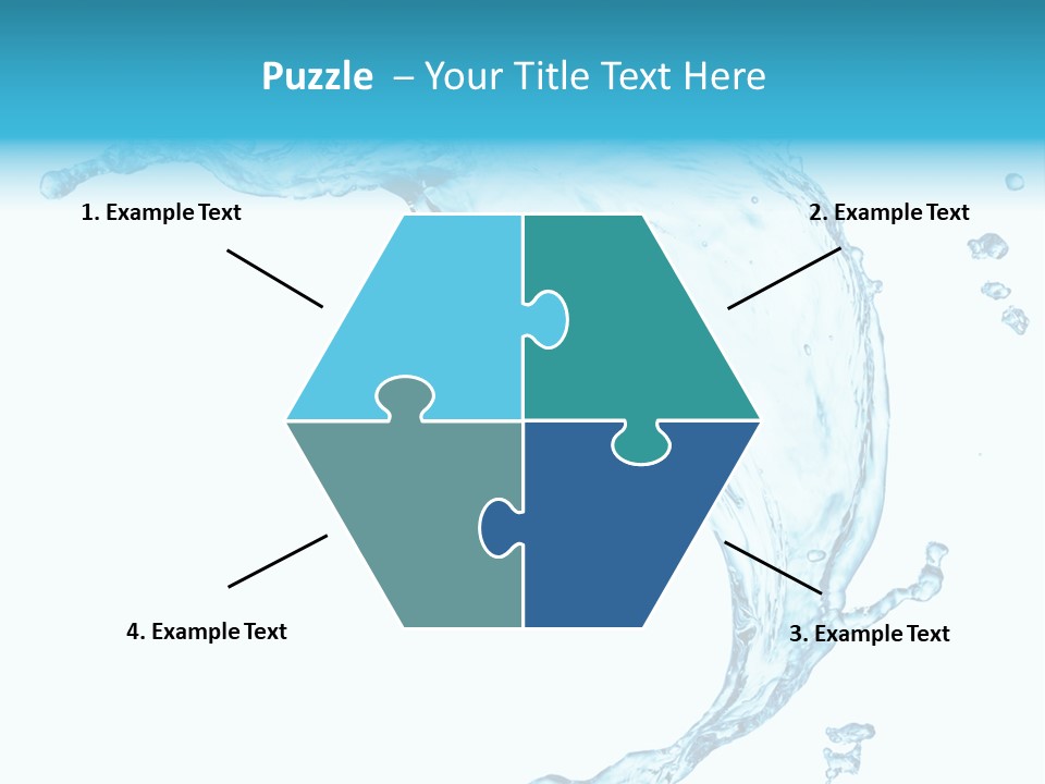 Splash Wet Colour PowerPoint Template