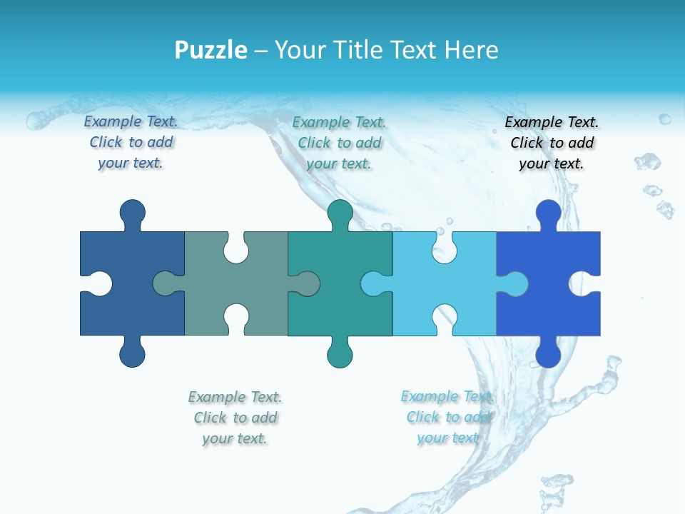 Splash Wet Colour PowerPoint Template