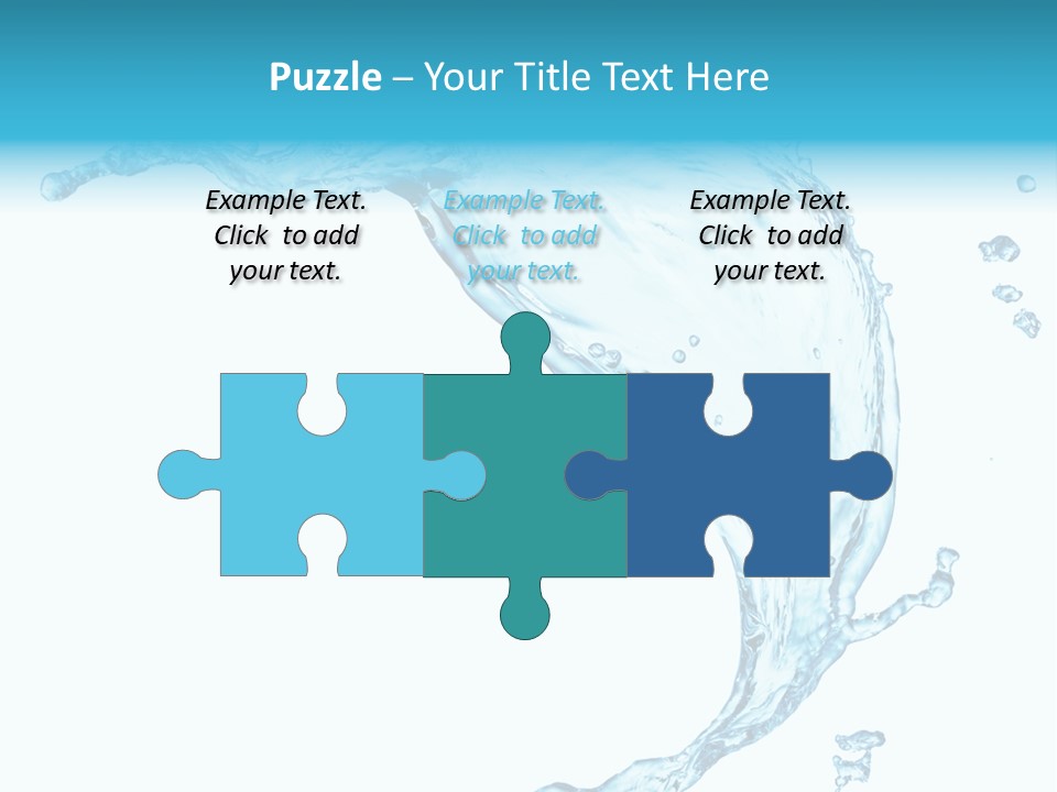 Splash Wet Colour PowerPoint Template