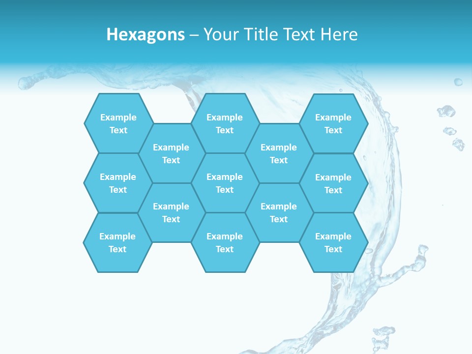 Splash Wet Colour PowerPoint Template