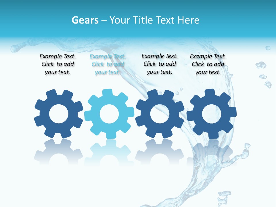 Splash Wet Colour PowerPoint Template