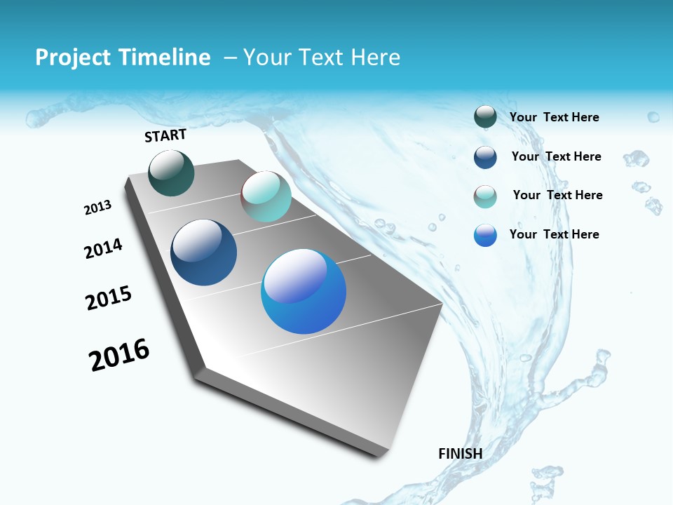 Splash Wet Colour PowerPoint Template