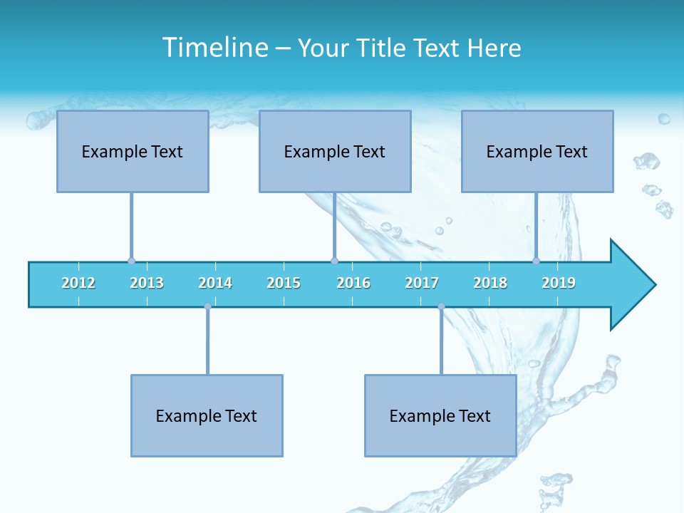 Splash Wet Colour PowerPoint Template