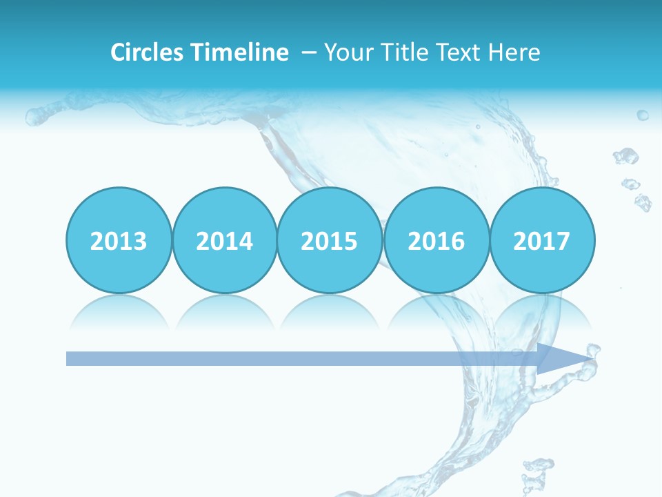 Splash Wet Colour PowerPoint Template