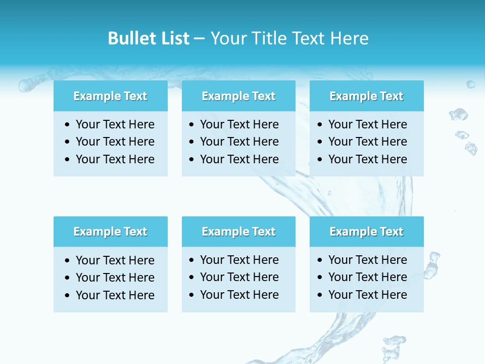 Splash Wet Colour PowerPoint Template