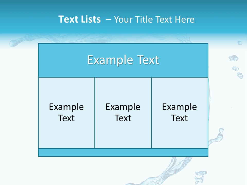 Splash Wet Colour PowerPoint Template