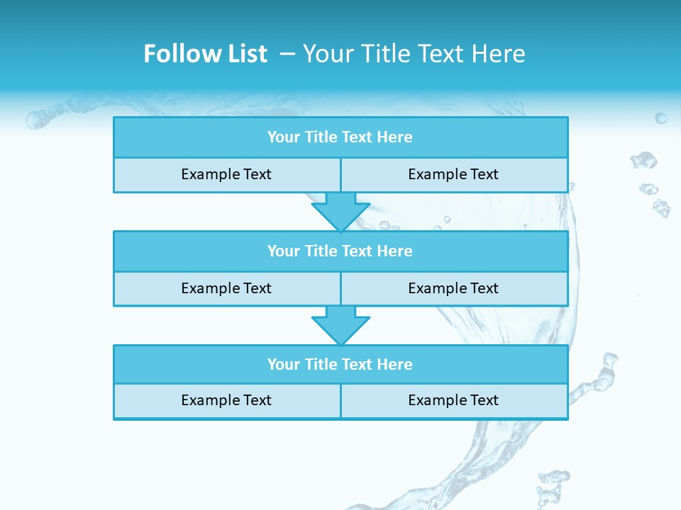Splash Wet Colour PowerPoint Template
