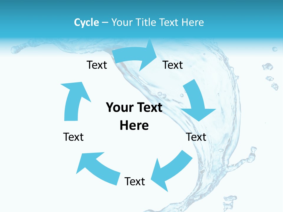 Splash Wet Colour PowerPoint Template