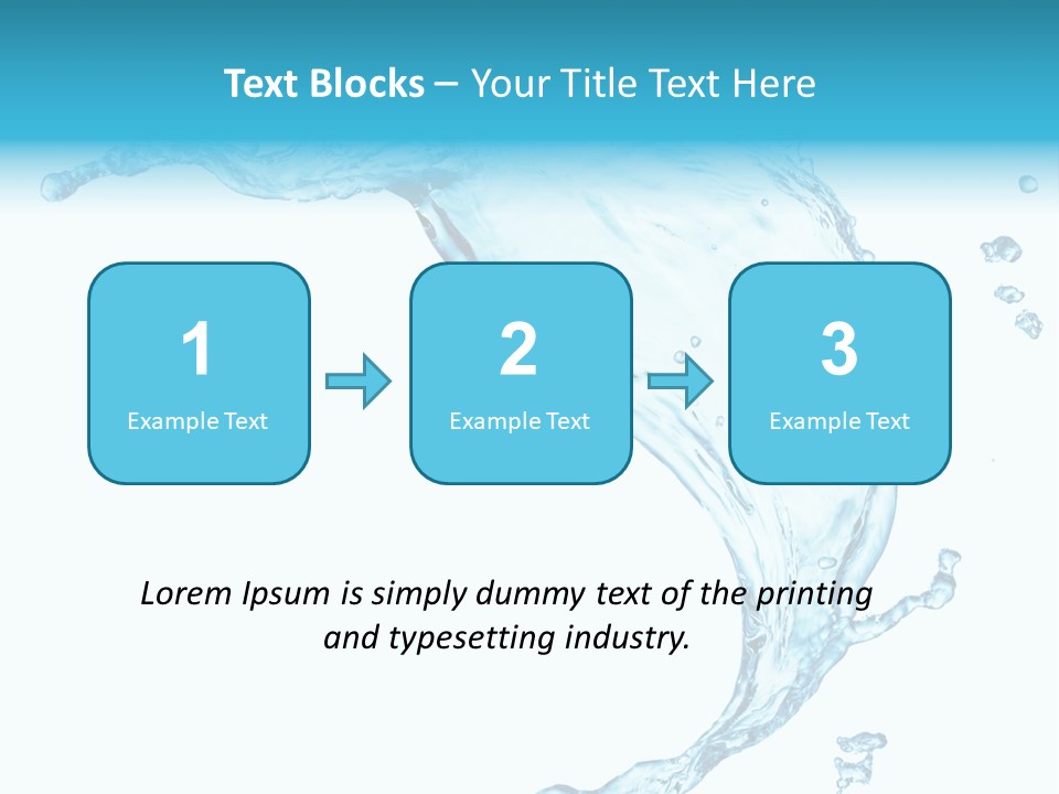 Splash Wet Colour PowerPoint Template