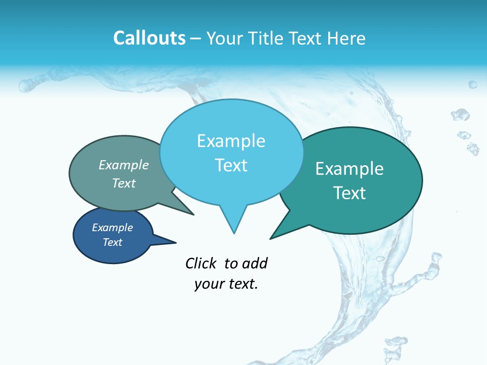 Splash Wet Colour PowerPoint Template