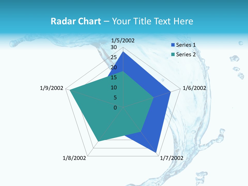 Splash Wet Colour PowerPoint Template