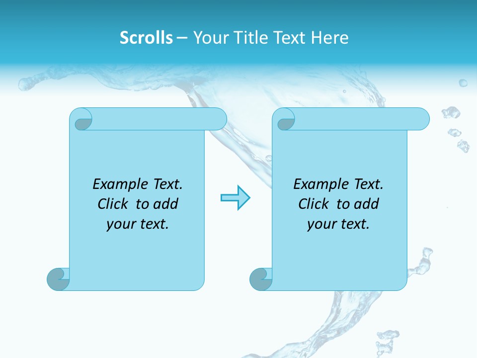 Splash Wet Colour PowerPoint Template