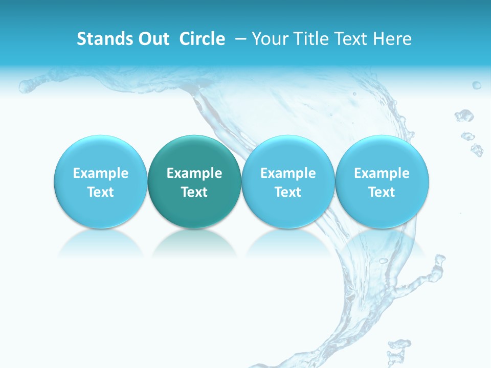 Splash Wet Colour PowerPoint Template