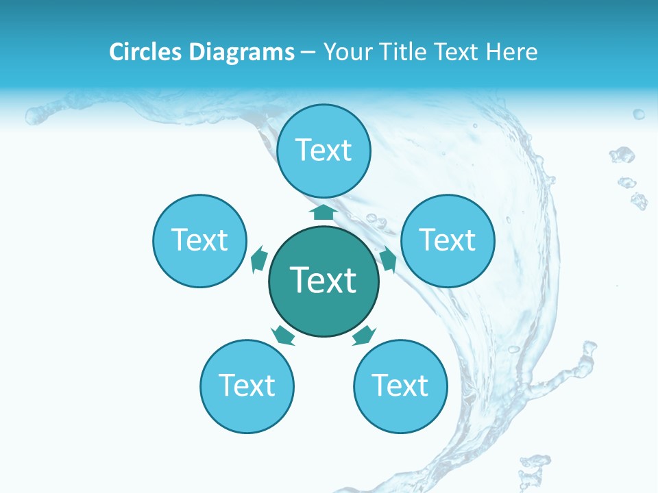 Splash Wet Colour PowerPoint Template