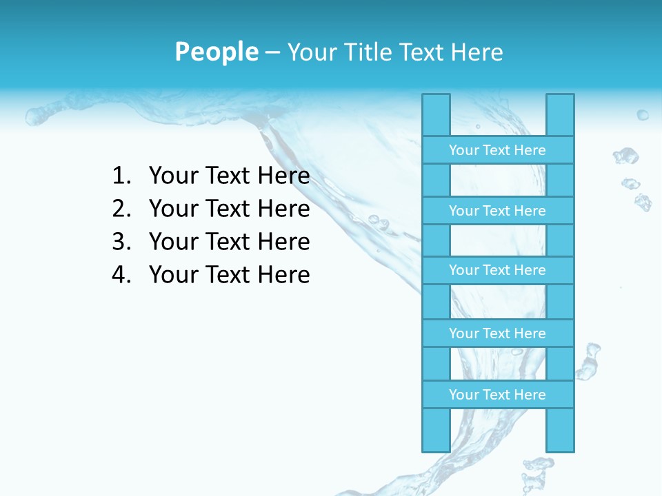 Splash Wet Colour PowerPoint Template