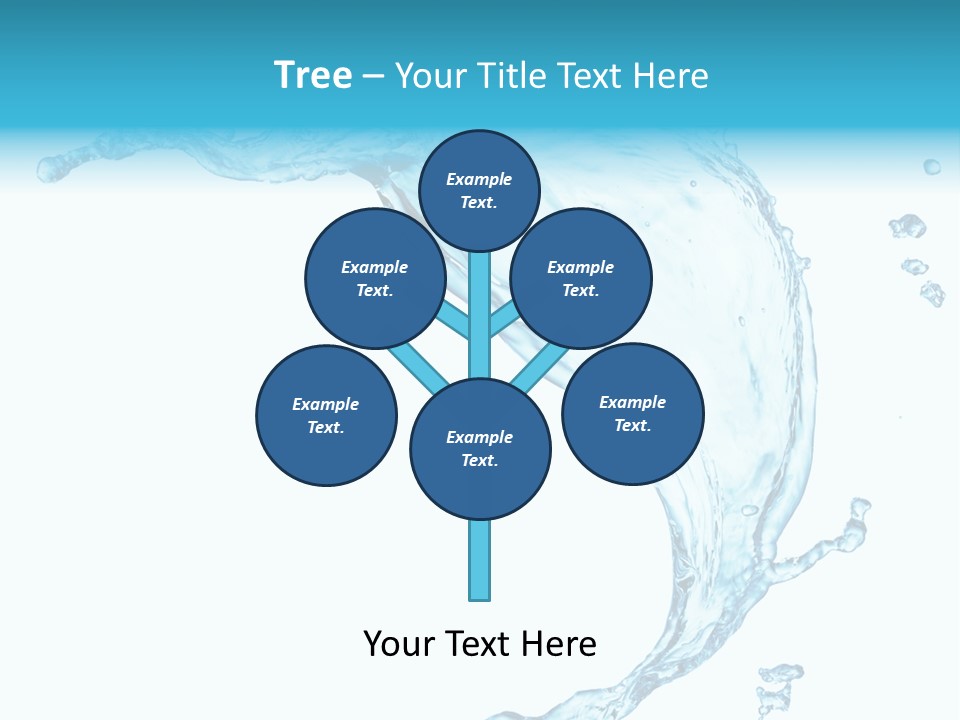 Splash Wet Colour PowerPoint Template