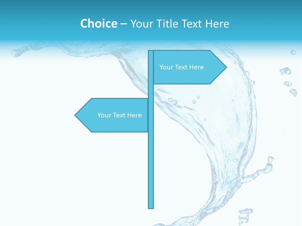 Splash Wet Colour PowerPoint Template