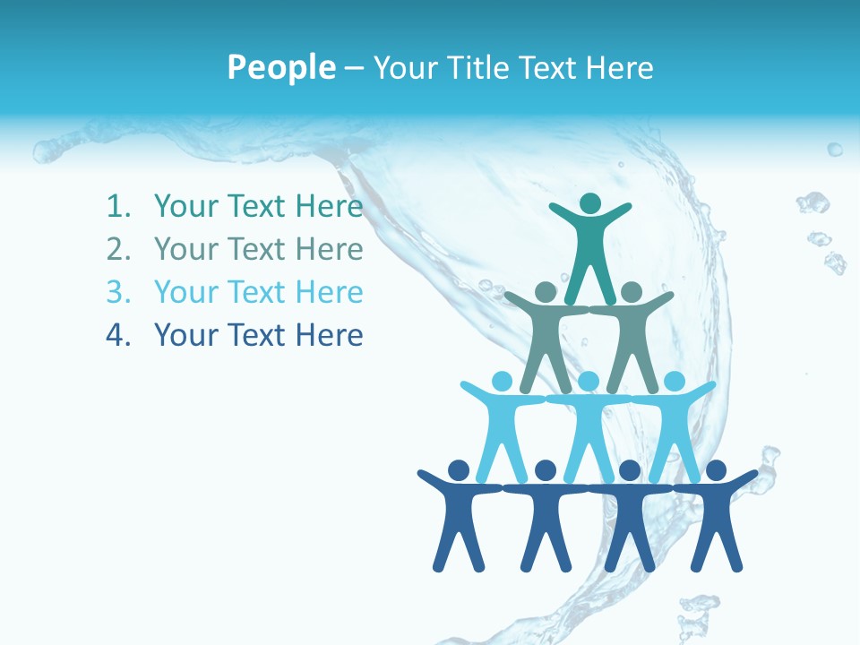 Splash Wet Colour PowerPoint Template