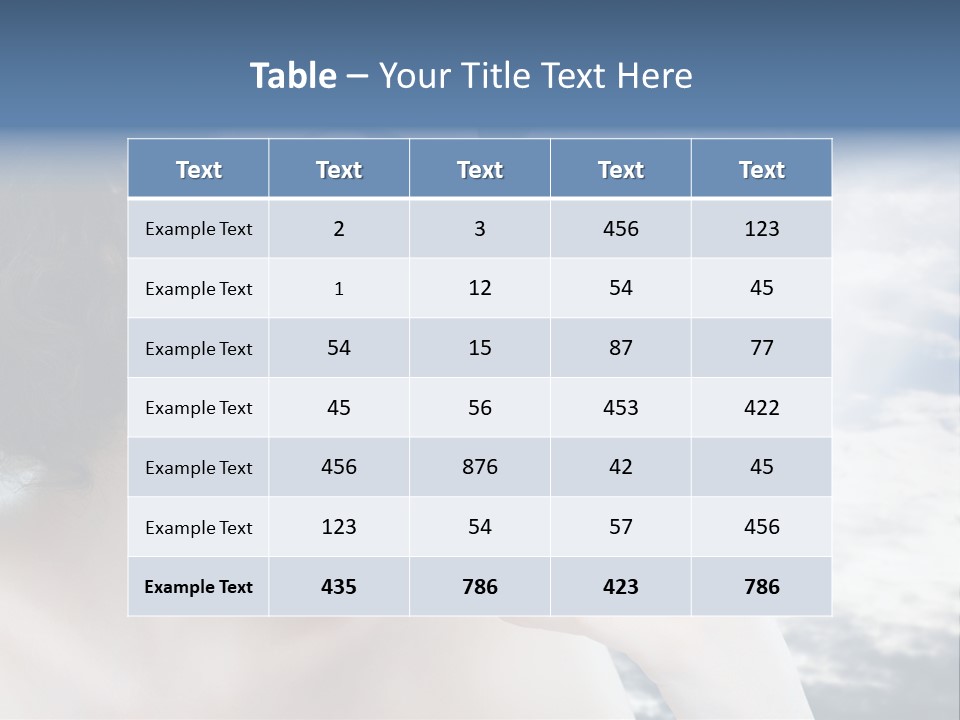 Close Up Face Beautiful PowerPoint Template