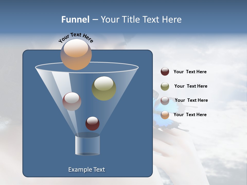 Close Up Face Beautiful PowerPoint Template