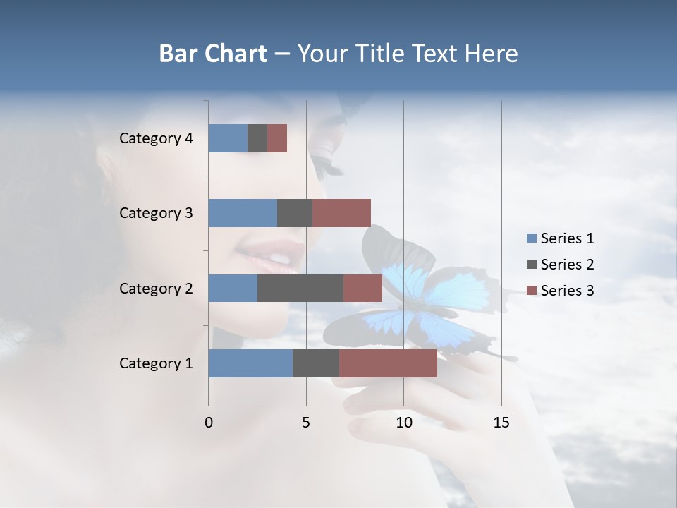 Close Up Face Beautiful PowerPoint Template