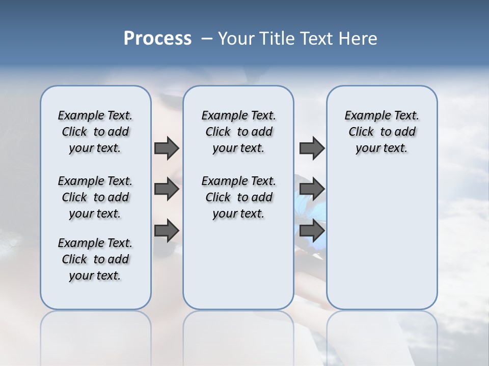 Close Up Face Beautiful PowerPoint Template